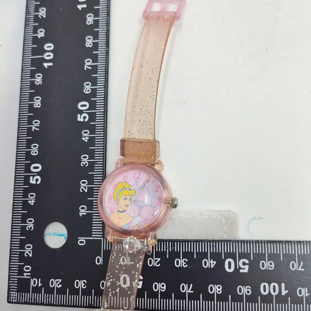 Disney Cinderella Pink Plastic Analog Watch